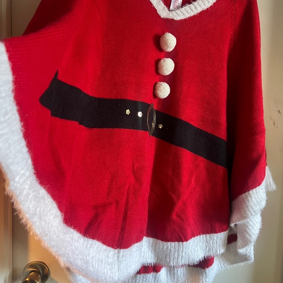 Christmas Poncho- Santa - Picture 5 of 9